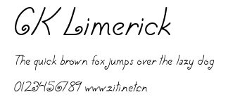 CK Limerick.ttf字體轉換器圖片