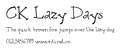 CK Lazy Days.ttf