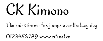 CK Kimono.ttf