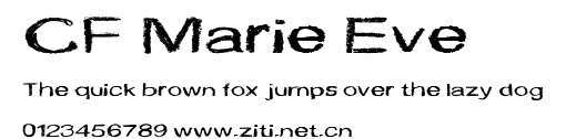 CF Marie Eve.ttf字體轉換器圖片