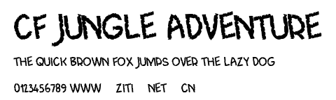CF Jungle Adventure.ttf字體轉換器圖片