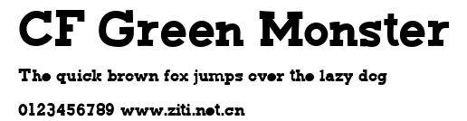 CF Green Monster.ttf