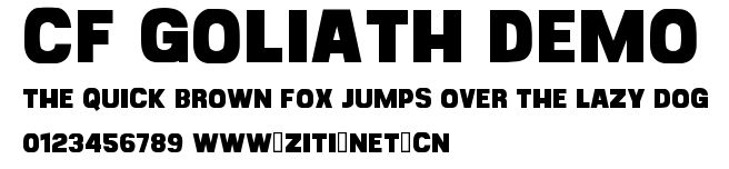 CF Goliath Demo.ttf