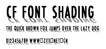 CF Font Shading .ttf
