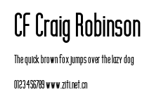 CF Craig Robinson.ttf字體轉換器圖片