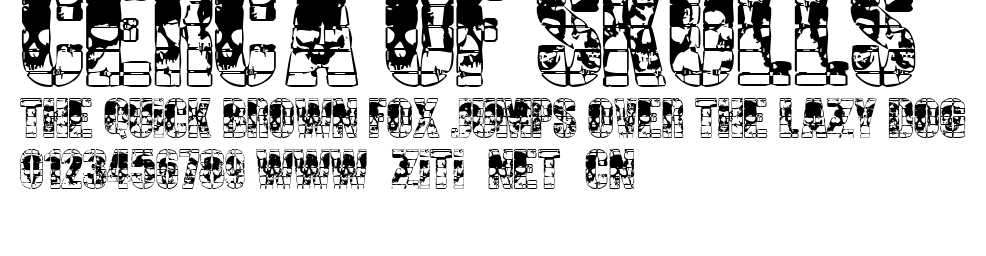 CERCA OF SKULLS.ttf字體轉換器圖片