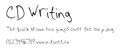 CD Writing.ttf