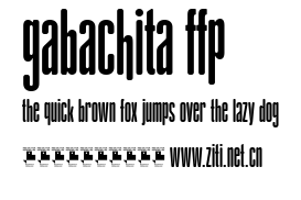 gAbAcHiTA FFP.ttf字體轉換器圖片