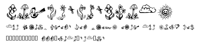 GardenDingbats.ttf字體轉換器圖片