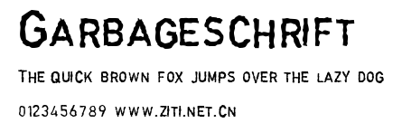 Garbageschrift.ttf