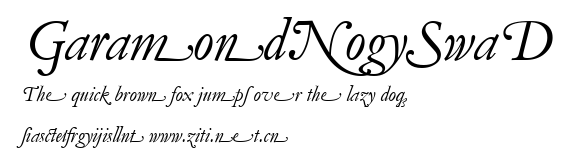 GaramondNo5SwaD.ttf字體轉換器圖片
