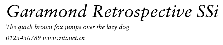 Garamond Retrospective SSi.ttf