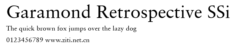 Garamond Retrospective SSi.ttf