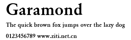 Garamond.ttf字體轉換器圖片