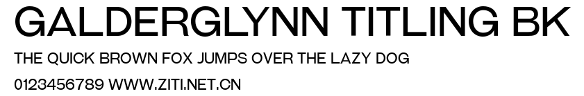 Galderglynn Titling Bk.ttf字體轉換器圖片