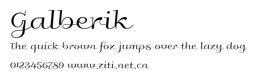 Galberik.otf字體轉換器圖片