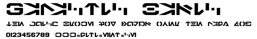 Galactic Basic.ttf字體轉換器圖片