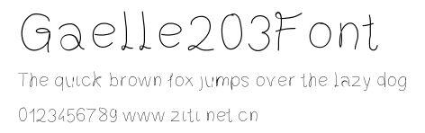 Gaelle203Font.ttf