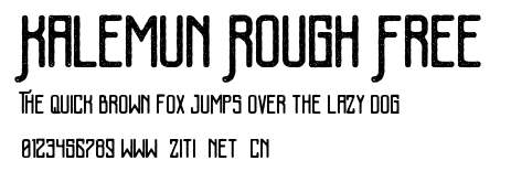 Kalemun Rough Free.otf