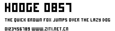 hooge 0857.ttf字體轉換器圖片