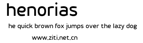 henorias.ttf字體轉換器圖片