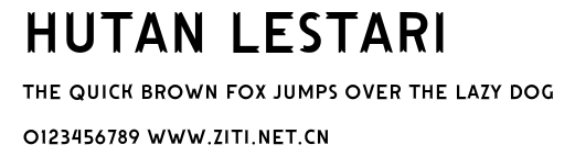 Hutan Lestari.otf