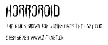 Horroroid.ttf