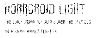 Horroroid Light.ttf