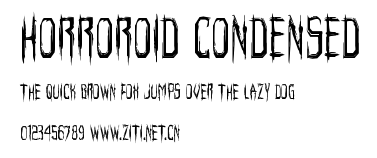 Horroroid Condensed.ttf