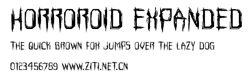 Horroroid Expanded.ttf