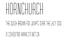 Hornchurch.ttf字體轉換器圖片