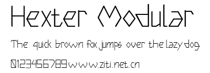 Hexter Modular.ttf