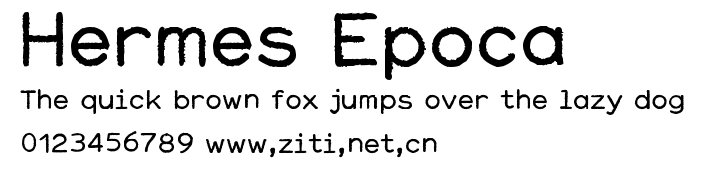 Hermes Epoca.ttf字體轉換器圖片