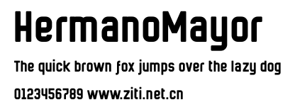 HermanoMayor.ttf字體轉換器圖片