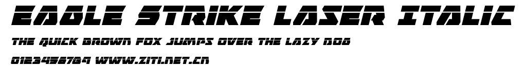 Eagle Strike Laser Italic.ttf