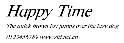 Happy Time.otf字體轉換器圖片