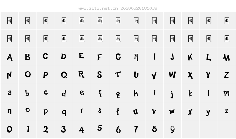 字符映射圖