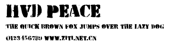 HVD Peace.ttf字體轉換器圖片