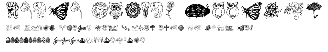 Janda Spring Doodles.ttf字體轉換器圖片