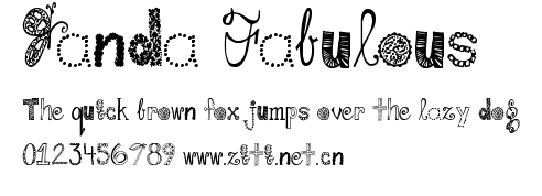 Janda Fabulous.ttf字體轉換器圖片
