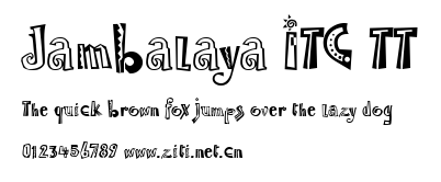 Jambalaya ITC TT.ttf