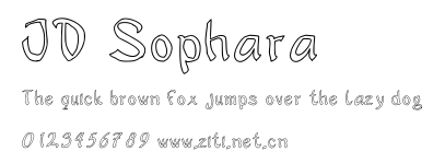 JD Sophara.ttf字體轉換器圖片