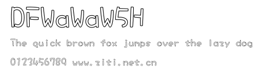 DFWaWaW5H.ttf字體轉換器圖片