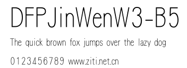 DFPJinWenW3-B5.ttf