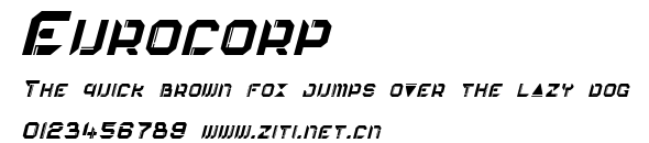 Eurocorp.otf字體轉換器圖片