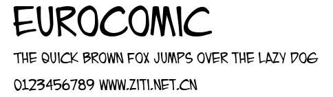 EuroComic.ttf字體轉換器圖片