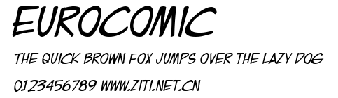 EuroComic.ttf字體轉換器圖片