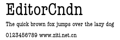 EditorCndn.ttf字體轉換器圖片