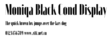 Moniqa Black Cond Display.otf