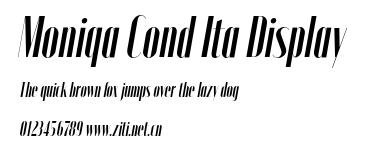 Moniqa Cond Ita Display.otf